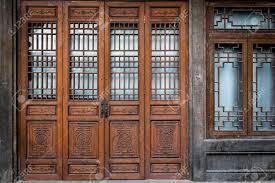 Old And Traditional Chinese Folding Doors Stock Photo 35401552 Folding Doors Traditional Doors