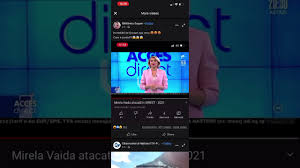 Mirela vaida tocmai ce prezenta subiectele când a văzut o femeie fără haine care intră în platou și aruncă un pietroi imens. Gflzgbtz8h8mpm