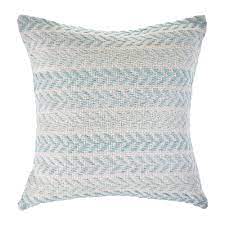 Our pillow inserts are made with a 100% cotton cover. Lr Resources Chevron 18 In Standard Throw Pillow Day Dreams Spa In Blue Pillo07408spaiipl The Home Depot