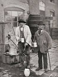 1900 Two Villagers At The Bidford Mop An Annual Fair Held At Michaelmas In The Village Of Bidford On Avon Warks England Vintage Photography Photo Fine Art