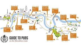 Heres A London Marathon Pub Map In Case You Didnt Feel