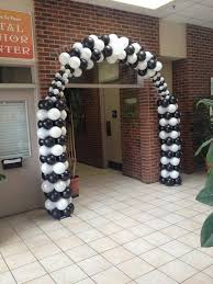 Black And White Balloons Black And White Balloon Arch Black And White Balloons White Party Theme White Balloons
