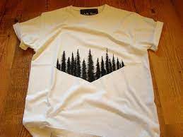 Forest V Tee If You Go Down To The Woods Today You Re Sure Of A Big Surprise Tshirt T Shirt Painting Shirt Nature Paint Shirts