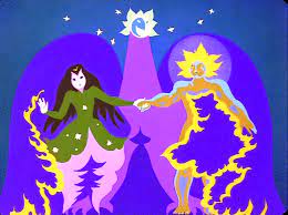 In this dreamlike hungarian folk myth, a horse goddess gives birth to three powerful brothers. Feherlofia 1981 Jankovics Marcell Psychedelic Art Art Aurora Sleeping Beauty