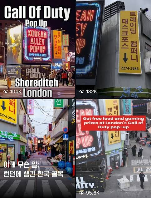 Korean streets pop up in London, LA for Call of Duty - The Korea Herald