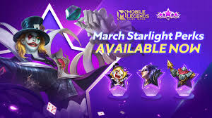 You can temporarily use skins (not permanently) by using trial cards, and starlight weekly free heroes' skins. Mobile Legends Bang Bang On Twitter March Starlight Perks Are Available Now Exclusive Skin Khufra Dreadful Clown Exclusive Battle Emote Wide Smile Atlas Sacred Statue Ocean S Might Natalia S Painted Skin Crimson Raven