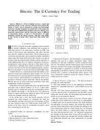 Pdf Bitcoin The E Currency For Trading Sarita Singh Academia Edu