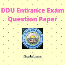 Ddu Entrance Exam Question Paper 2020 Ba Entrance Test Model Paper