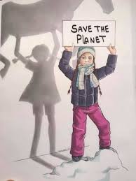 Greta Thunberg 16 Pippi The Strongest Girls In The World Are From Sweden In 2020 Climate Change Art Climate Change Quotes Satirical Illustrations
