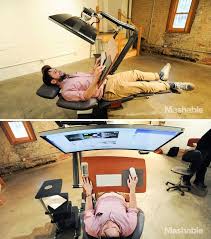 This 5 900 Workstation Lets You Work Lying Down Workstation Tech Gadgets Inventions