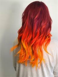At a surface level, making an orange shade is as simple as combining red and yellow. Mix And Meld Using Celeb Luxury S New Colorbrain Custom Colorwash Mix Fire Hair Fire Hair Color Fire Ombre Hair