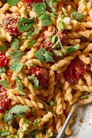 Tahini Parmesan Pasta Salad Recipe Recipe In 2021 Parmesan Pasta Salad Make Ahead Salads Pasta Salad Recipes