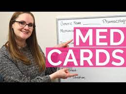 We have been assigned to make drug cards for a number of drugs. How To Make Med Cards Step By Step Youtube