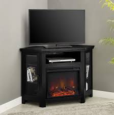 Get free shipping on qualified corner fireplace tv stands or buy online pick up in store today in the heating, venting & cooling department. Manor Park Tall Corner Fireplace Tv Stand For Tv S Up To 52 Multiple Finishes Walmart Canada