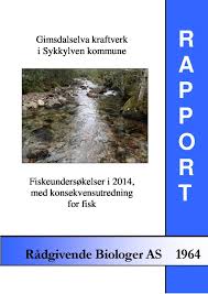 Sykkylven ligg sentralt i hjartet av sunnmørsalpane og har ca. Gimsdalselva Kraftverk I Sykkylven Kommune Fiskeundersokelser I 2014 Med Konsekvensutredning For Fisk Radgivende Biologer