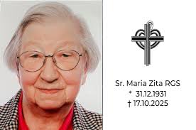 † Sr. Maria Zita RGS Nachruf