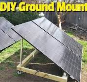 DIY Solar Ground Mount on Wheels