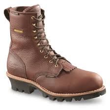 Chippewa Mens Paladin Briar Insulated Waterproof Steel Toe Logger Boots 400 Gram