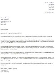 Over 500 professionally written cover letter examples aimed at various roles and industries. Sports Development Officer Cover Letter Example Learnist Org