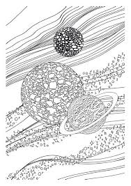 Just print the pages and cut along the solid lines. Art Therapy Coloring Page Moon Sun Stars Saturn 7