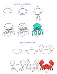 How To Draw Sea Creatures Sea Creatures Drawing Creature Drawings Drawing For Kids