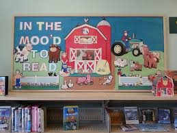 This farm yard themed pack contains all that you need to update your classroom decor. Cute Farm Themed Library Bulletin Board Farm Classroom Theme Farm Bulletin Board Farm Classroom Theme Decor