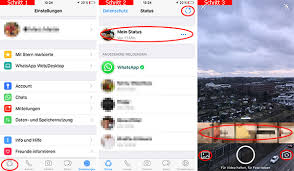 Um statusmeldungen an deine kontakte senden und von ihnen empfangen zu können, müsst du und deine kontakte eure telefonnummern gegenseitig im adressbuch eures telefons speichern. Whatsapp Wird Zu Snapchat Status Teilen Bei Whatsapp Auf Dem Iphone