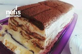 Muhtesem Kremali Baton Kalipta Tiramisu Tatli Yemek Yemek Tarifleri