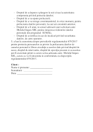 Privind protec ia datelor cu caracter personal si responsabilit ile mele privind prelucrarea datelo. Politica De Securitate A Datelor Cu Caracter Personal Molidul Impex