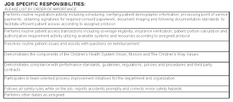 Insurance agent resume job description beautiful patient access. 2