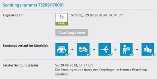 Hermes Sendungsverfolgung Parcello Ankunftsprognose Parcello