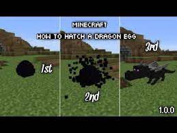 How To Hatch A Dragon Egg In Minecraft Pocket Edition 1 0 0 Youtube Minecraft Pocket Edition Minecraft Banner Designs Minecraft