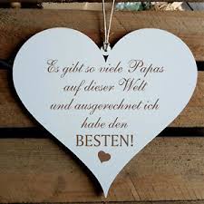 Schild Herz Bester Papa Mit Spruch Geschenk Herrentag Geburtstag
