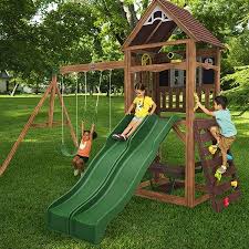 Kidkraft Lindale Swing Set Playset Swing Set Playset Lindale