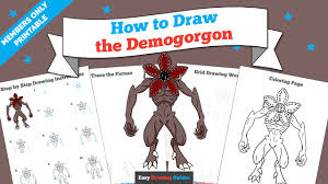 Stranger things is a sleeper hit tv series on netflix. How To Draw The Demogorgon From Stranger Things Really Easy Drawing Tutorial