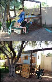 Sit on the swing without swinging to make sure that it supports your weight and the rope is not slipping at all. 14 Great Diy Backyard Swing Ideas