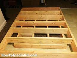 Diy Queen Size Floating Bed Howtospecialist How To Build Step By Step Diy Plans Floating Bed Queen Size Bed Frame Diy Floating Bed Diy