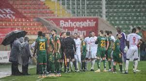 Türkiye futbol federasyonu, süper lig'in 22. Alanyaspor Sivasspor Karsilasmasi Ertelendi