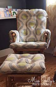 I Love My New Cushions For My 25 Year Old Dutailier Glider And Ottoman The Sewing Quality Is Obviously Top Notch Glider And Ottoman Ottoman Cushion Cushions