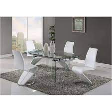 The faux marble top and base bring a clean, crisp feel to any space. D2160dt Global Furniture 2160 Dining Room Dinette Table