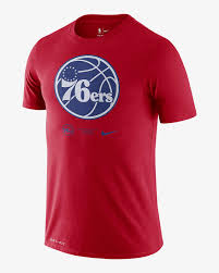 The graphic design elements and final composite were done in photoshop. Philadelphia 76ers Logo Men S Nike Dri Fit Nba T Shirt