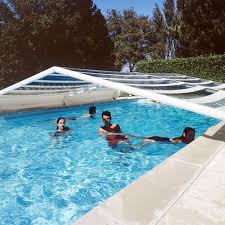 abri bas amovible charleston 4 50 x 9 m abri piscine abri piscine