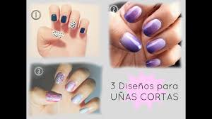 Un diseño para uñas cortas muy fácil de hacer es decorar una o dos uñas de cada mano con un simpático lazo. 41 Ideas De Disenos De Unas Cortas Decoradas