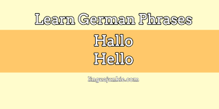 Home>words that start with g>good evening>english to german translation. 16 Awesome Ways To Say Hello In German German Greetings