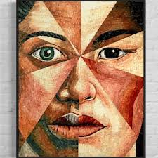 Árbol de la vida micro mosaico Espejo de maquillaje, regalo de lujo para ella,  espejo de mano hecho a mano