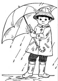 More than 5.000 printable coloring sheets. The Boy Has An Umbrella And A Raincoat Coloring Pages Nature Seasons Coloring Pages Coloring Pages For Kids And Adults