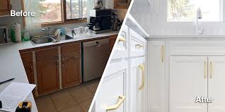 The project is about changing cabinet door and drawer fronts and veneering the exterior. Kitchen Cabinet Refacing Services The Home Depot Canada