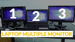 While windows 10's settings allow for multiple displays, not all graphics cards support more than one monitor at a time. Let S Setup Triple Monitor On Our Laptop Computer A Number Of Show Home Windows 10 Triple Monitor Laptop Computer Pensivly