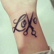 40 Awesome Wrist Tattoo Ideas For Inspiration Scissors Tattoo Hairdresser Tattoos Cosmetology Tattoos