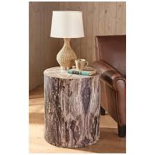 Castlecreek Tree Trunk End Table Trunk End Table End Tables Tree Stump